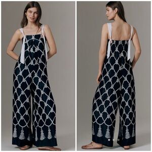 NWT Maeve Fluid Printed Wide-Leg Jumpsuit Bundle